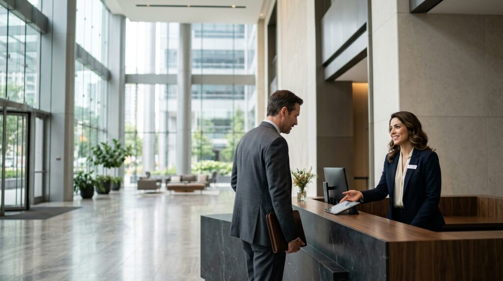 Recepção profissional: a primeira impressão também faz parte da experiência do cliente